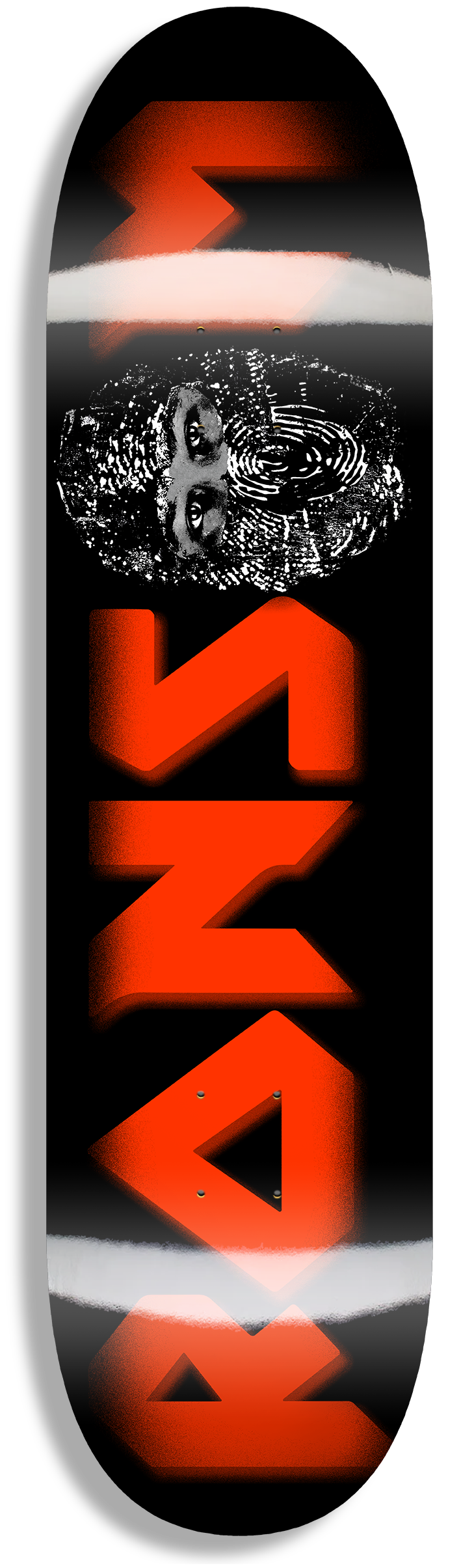 Orangge Blackr Ransom Skateboard Deck